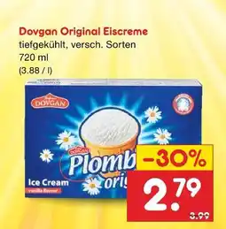 Netto Marken-Discount Dovgan original eiscreme Angebot
