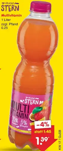 Netto Marken-Discount Frucht stern multivitamin Angebot