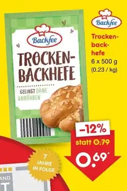 Netto Marken-Discount Backfee trockenbackhefe Angebot