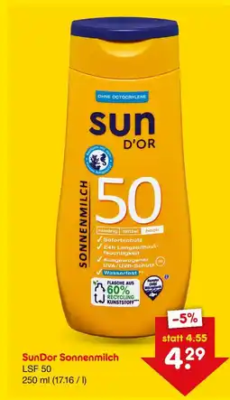 Netto Marken-Discount Sundor sonnenmilch Angebot