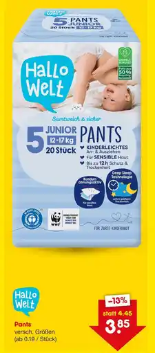 Netto Marken-Discount Hallo welt junior pants Angebot