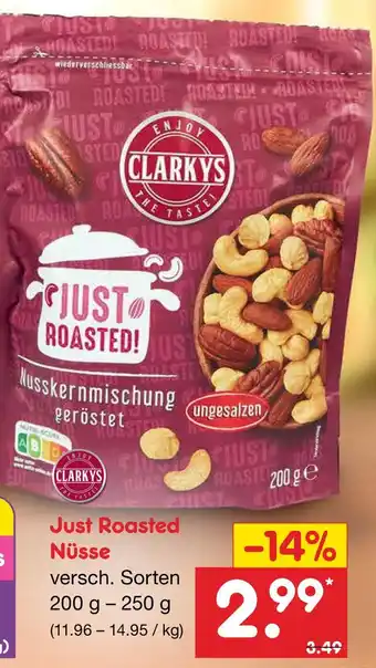 Netto Marken-Discount Clarkys just roasted nüsse Angebot