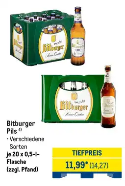METRO Bitburger Pils Angebot