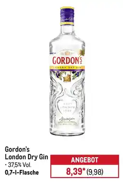 METRO Gordon's London Dry Gin Angebot