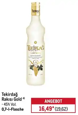 METRO Tekirdağ Rakısı Gold Angebot