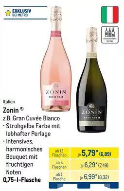 METRO Zonin z.B. Gran Cuvée Bianco Angebot