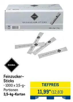METRO RIOBA Feinzucker- Sticks Angebot