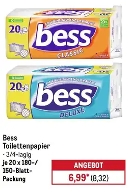 METRO Bess Toilettenpapier Angebot