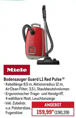 METRO Miele Bodensauger Guard L1 Red Pulse Angebot