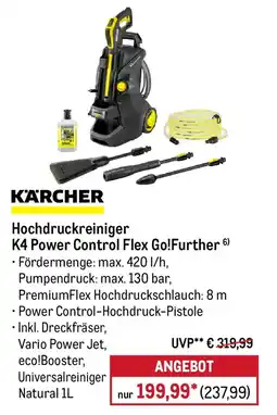METRO KARCHER Hochdruckreiniger K4 Power Control Flex Go! Further Angebot