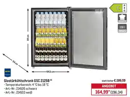 METRO METRO PROFESSIONAL Glastürkühlschrank GSC 2125B Angebot
