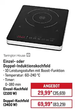 METRO Tarrington House Einzel- oder Doppel-Induktionskochfeld Angebot