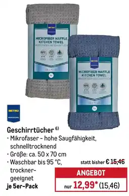 METRO METRO PROFESSIONAL Geschirrtücher Angebot