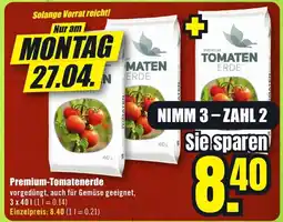 B1 Discount Baumarkt Premium-Tomatenerde Angebot