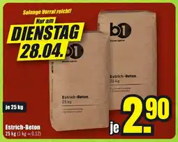 B1 Discount Baumarkt b1 Estrich-Beton Angebot