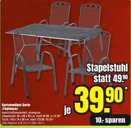 B1 Discount Baumarkt Gartenmöbel-Serie >>Toulouse<< Angebot