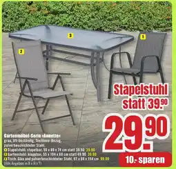 B1 Discount Baumarkt Gartenmöbel-Serie >>Annette<< Angebot