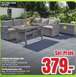 B1 Discount Baumarkt 1 Rattan-Eck-Lounge >>Elli«< Angebot