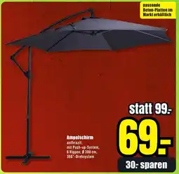 B1 Discount Baumarkt Ampelschirm Angebot