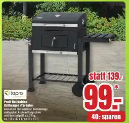 B1 Discount Baumarkt tepro Profi-Holzkohlen- Grillwagen »Toronto<< Angebot