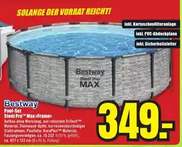 B1 Discount Baumarkt Bestway Pool-Set Steel Pro Max >>Frame<< Angebot