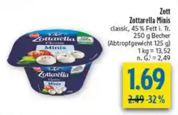 diska Zott Zottarella Minis Angebot