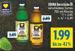 diska EDEKA Herzstücke Öl Angebot