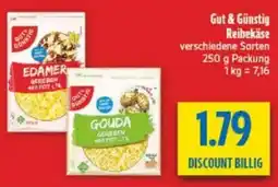 diska Gut & Günstig Reibekäse Angebot