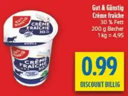diska Gut & Günstig Crème fraîche Angebot