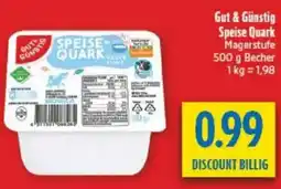 diska Gut & Günstig Speise Quark Angebot