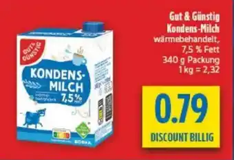 diska Gut & Günstig Kondens-Milch Angebot
