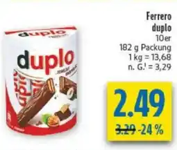 diska Ferrero duplo 10er Angebot