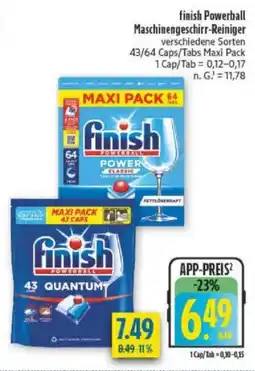 diska finish Powerball Maschinengeschirr-Reiniger Angebot
