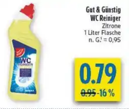 diska Gut & Günstig WC Reiniger Zitrone Angebot