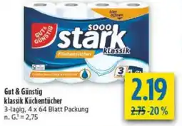 diska Gut & Günstig klassik Küchentücher Angebot