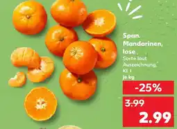 Kaufland Span. Mandarinen, lose Angebot