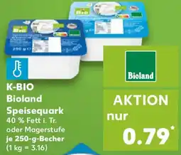 Kaufland K-BIO Bioland Speisequark Angebot