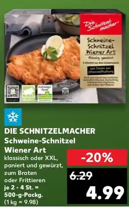 Kaufland DIE SCHNITZELMACHER Schweine-Schnitzel Wiener Art Angebot