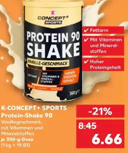 Kaufland K-CONCEPT+ SPORTS Protein-Shake 90 Angebot
