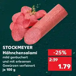 Kaufland STOCKMEYER Hähnchensalami Angebot
