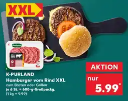 Kaufland K-PURLAND Hamburger vom Rind XXL Angebot
