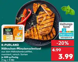 Kaufland K-PURLAND Hähnchen-Minutenschnitzel Angebot
