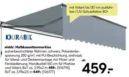 BayWa Bau & Garten DURABIL elektr. Halbkassettenmarkise Angebot