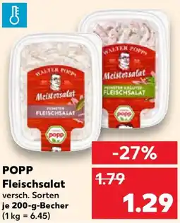 Kaufland POPP Fleischsalat Angebot