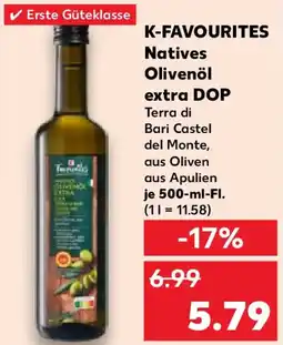 Kaufland K-FAVOURITES Natives Olivenöl extra DOP Angebot