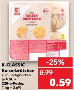 Kaufland K-CLASSIC Kaiserbrötchen Angebot
