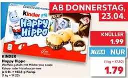 Kaufland KINDER Happy Hippo Angebot