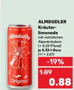 Kaufland ALMDUDLER Kräuter limonade Angebot