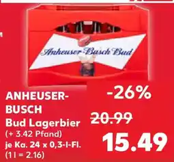 Kaufland ANHEUSER- BUSCH Bud Lagerbier Angebot