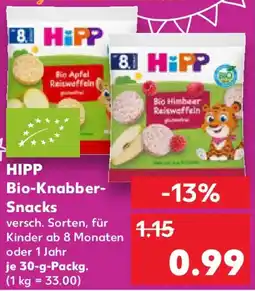 Kaufland HIPP Bio Apfel Reiswaffelni Angebot